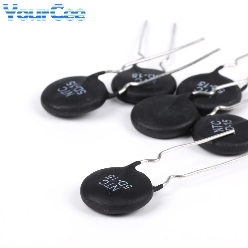 20 piezas termistor MF72 5D-15 NTC 5D-7 5D-5D 5D-9 5D-11 resistencia térmica Sensor de temperatura resistencia 5D15 5D11 5D5 5D7 5D9 - imagen 4