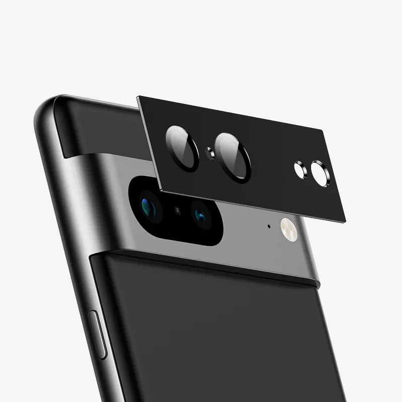 Protector de cámara de aleación para Google Pixel 8 8A 8Pro 7A 7 7Pro cubierta de lente trasera de Metal tapa protectora de aluminio para Googe Pixel7A - imagen 5