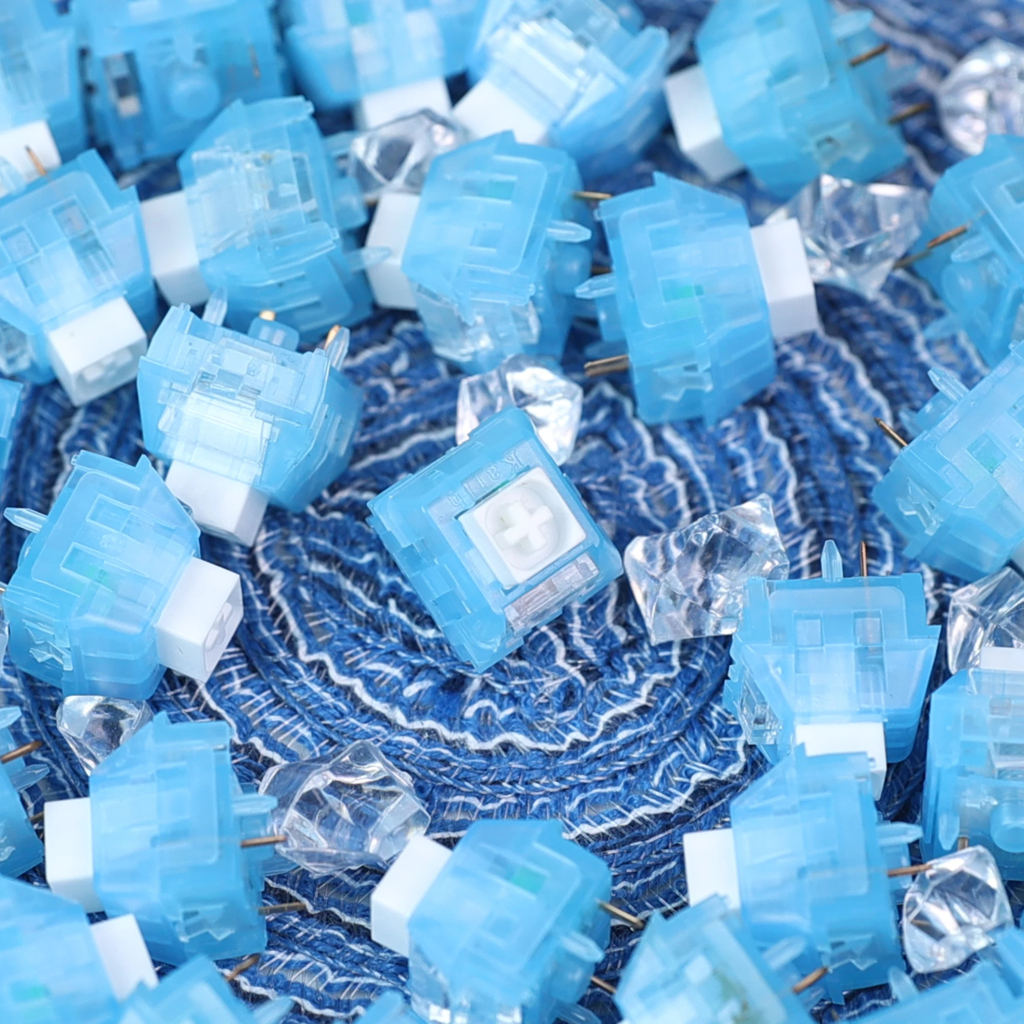 Kailh & Chosfox Arctic Fox Box-interruptor para ordenador de juegos, Teclado mecánico, HMX, 5 pines, intercambio en caliente, RGB, táctiles, Clicky - imagen 5