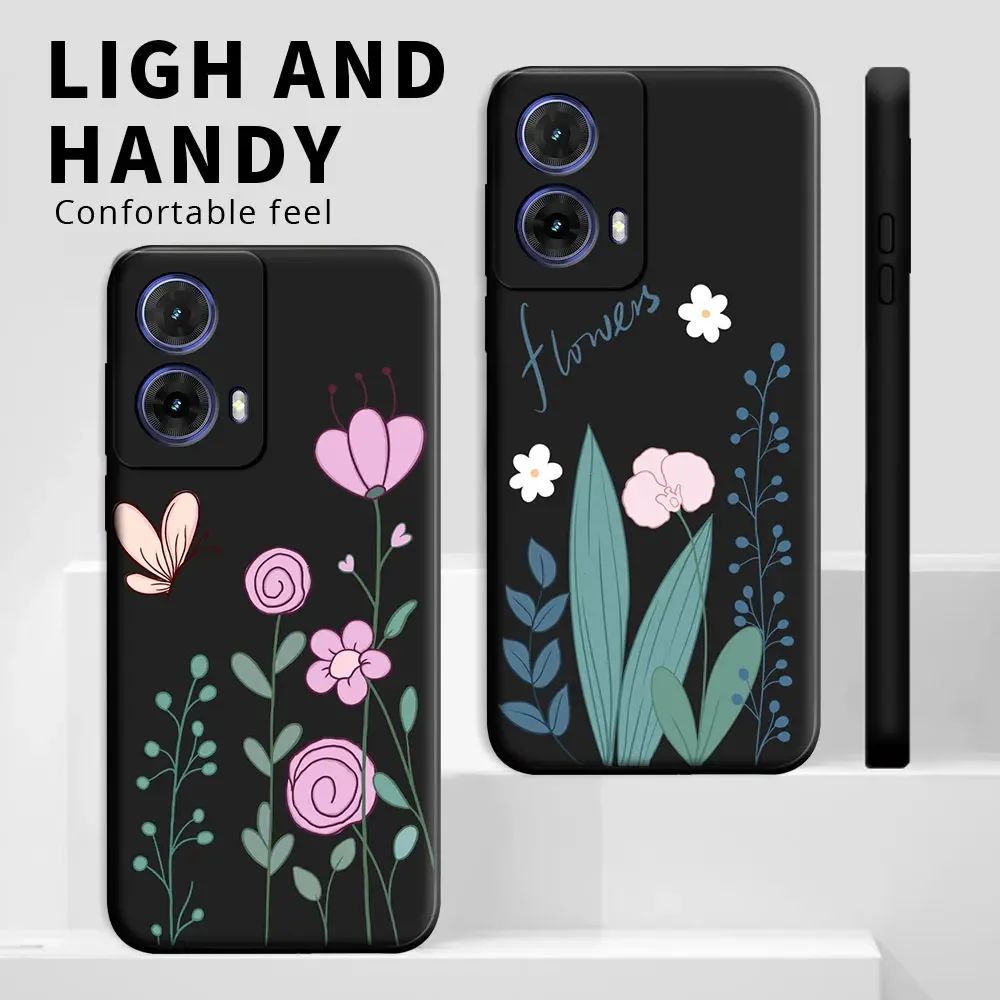 Funda de teléfono suave de silicona a prueba de golpes para Motorola Moto G85 5G, cubierta trasera de Animal lindo, protector de parachoques de moda