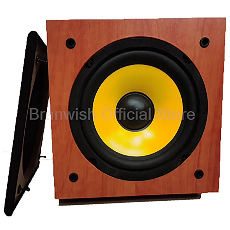 Subwoofer de 150W x 2, 8 pulgadas, altavoz activo de 100-240V, Tweeter de Supergraves de madera HiFi, caja de sonido portátil de 4ohm para Audio de cine en casa, 1 ud. - imagen 2