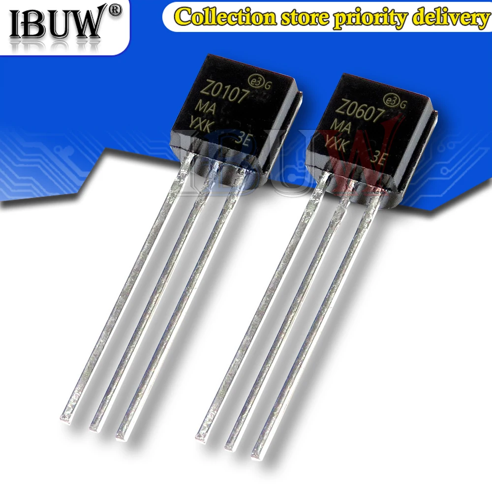 10 piezas Z0107MA Z0107NA Z0607MA TO92 TO-92 Z0107 Z0607 0107MA 0607MA 0607MA