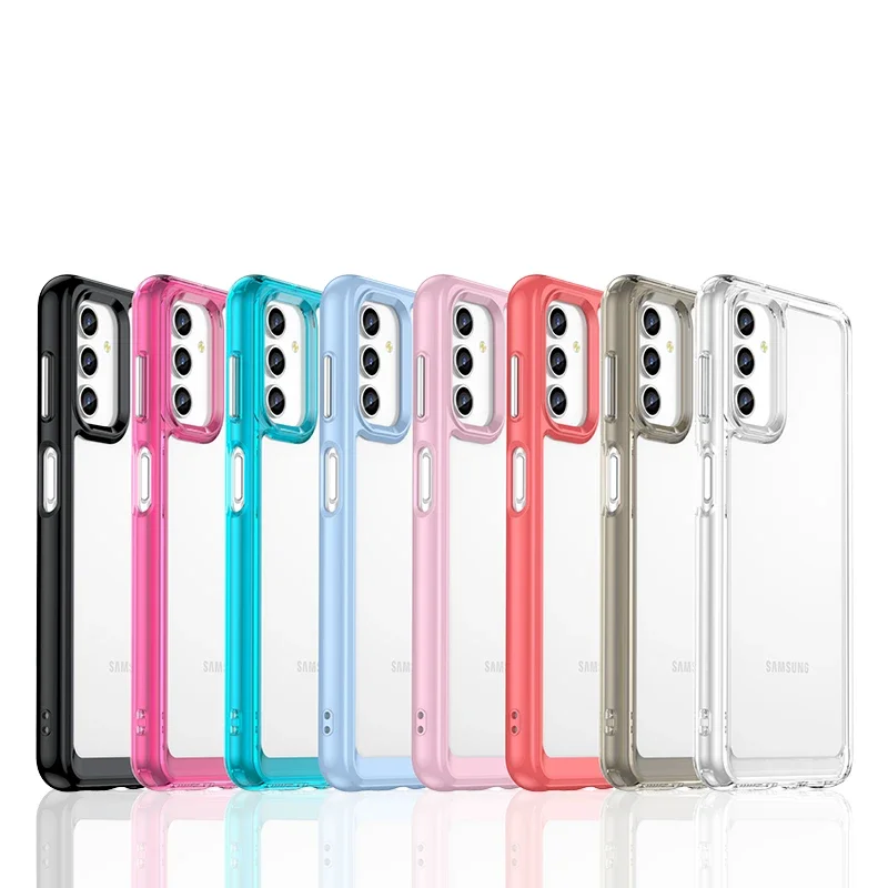 Para Samsung Galaxy A04s Funda transparente para Samsung Galaxy A04s Funda dura translúcida parachoques de teléfono para Samsung A04s