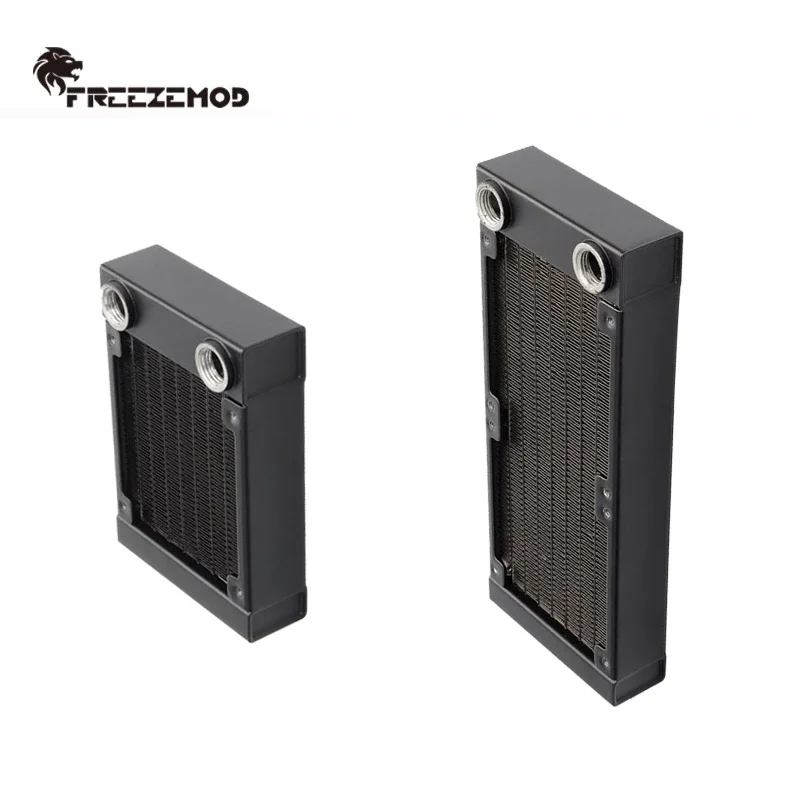 Disipador de calor de aluminio para enfriador de agua, fila de enfriador de líquido pequeño para radiador 80/160 para láser de impresión médica, ventilador de 80MM - imagen 2