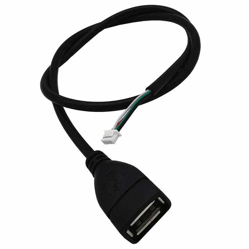 Cable USB2.0 a 4P MX1.25 4P MX1.25 hembra a USB 2.0 hembra/macho USB a Dupont Cable de datos de 4 pines 50cm - imagen 4
