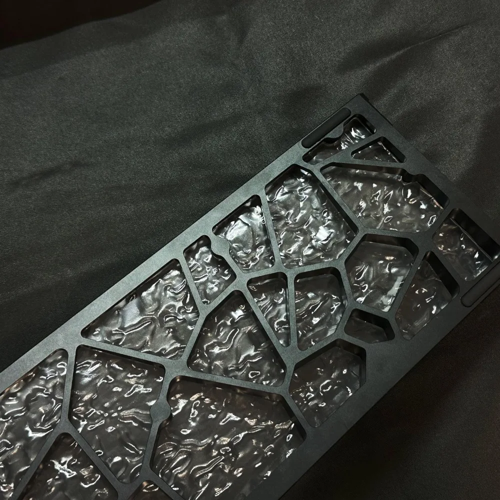 Carcasa de teclado Ice60, carcasa acrílica personalizada, diseño de jugadores, bricolaje, clase de tiro, Panel decorativo Holly, accesorios de teclado de Panel plano - imagen 2