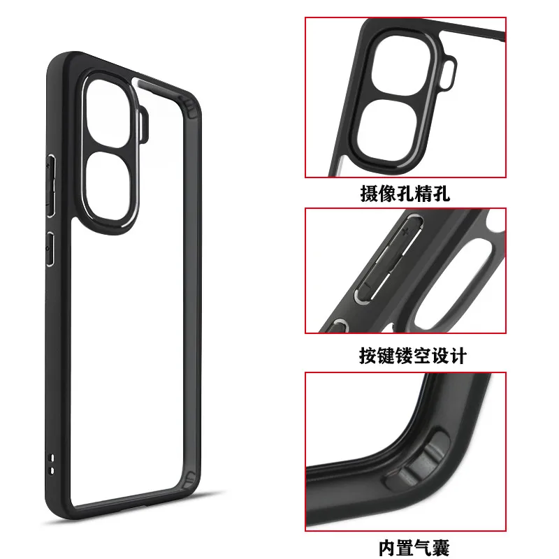 Para ViVo iQOO Neo10 Funda ViVo iQOO Neo 10 Funda suave TPU marco PC Protector de parachoques Fundas protectoras traseras para teléfono en iQOO Neo10 Funda - imagen 3