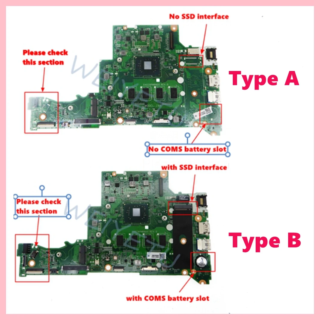 DA0Z8PMB8D0 con CPU N3350 N4200 2GB 4GB-RAM 0GB/32GB SSD placa base para ordenador portátil Acer Aspire A114-31 A315-31 N17Q4 - imagen 3