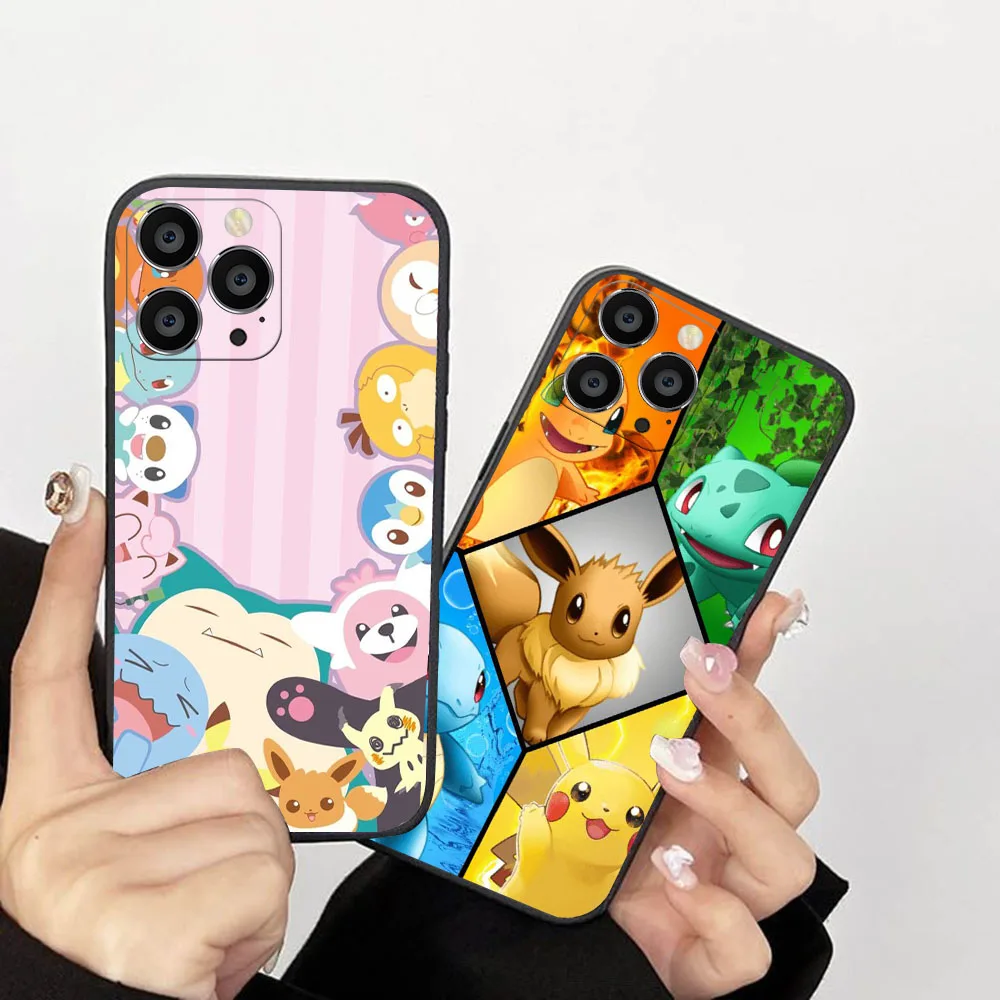 BY-28 lindo Pokemon funda blanda para Xiaomi Poco X3 nfc GT C65 X4 M2 M3 M4 M5 F3 Pocophone F1 F2 C40 Pro - imagen 5