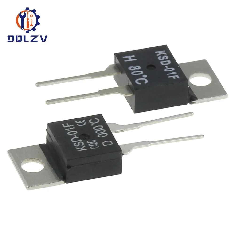 KSD-01F 40 ~ 150 grados Celsius normalmente abierto cierre interruptor de temperatura termostato Protector térmico TO-220 - imagen 5