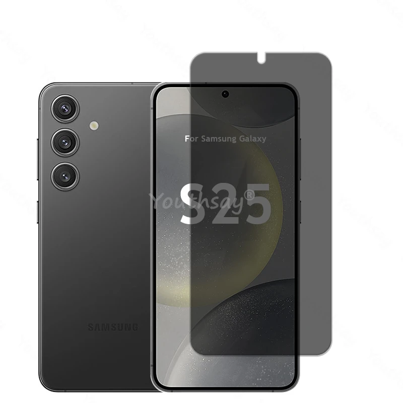 Vidrio de pantalla de privacidad para Samsung Galaxy S25, película protectora antiespía de vidrio, vidrio templado Samsung S25, película Galaxy S25 Plus - imagen 2
