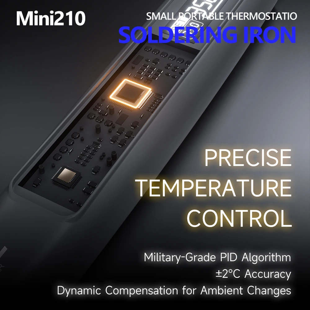 Soldador mecánico Mini210 portátil de temperatura constante para teléfonos móviles, tabletas, herramienta de soldador de reparación de PC electrónica - imagen 3