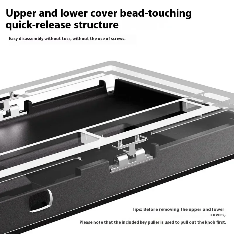 MONSGEEK M1 V5 SP Teclado mecánico para juegos junta personalizada CNC aluminio 2,4g inalámbrico triodo 8000mAh RGB teclados de intercambio en caliente - imagen 4