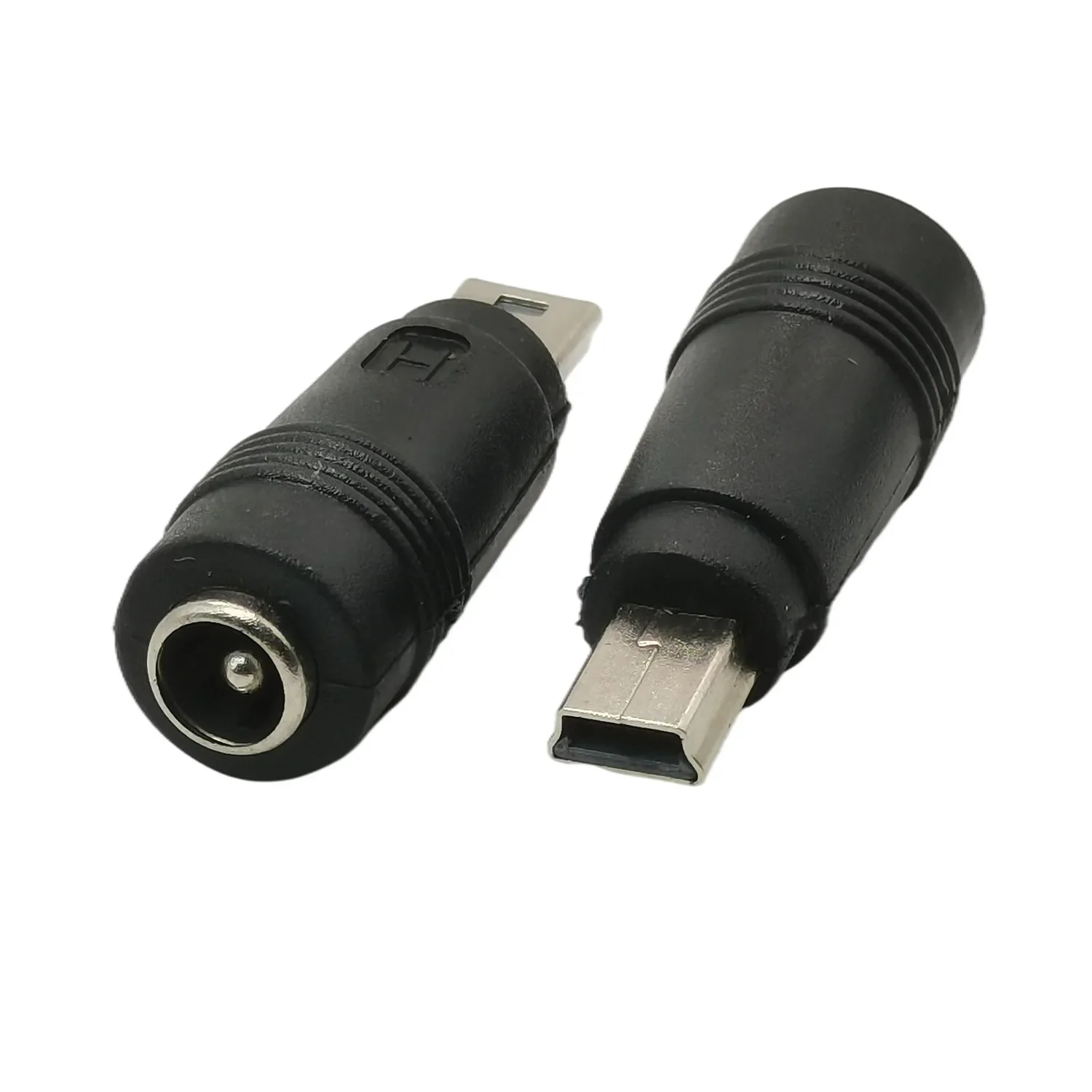 Adaptador de ángulo recto de 90 grados, conector JACK hembra a MINI USB macho de 5,5x2,1mm, CC de 5,5x2,1mm a conector V3 para reproductor MP3, MP4, DVR, GPS para coche - imagen 2
