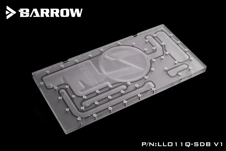 Placa de distribución Barrow para carcasa LIANLI O11, Kit de placa de vía fluvial MOD para CPU GPU PC sistema de refrigeración por agua LLO11Q-SDB V1 - imagen 5