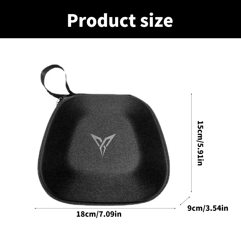 Estuche protector almacenamiento EVA para controladores juegos, bolsa viaje esencial para jugadores Gamepad, envío