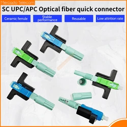 Conector óptico monomodo SC APC SM 58 mm – FTTH y fibra óptica