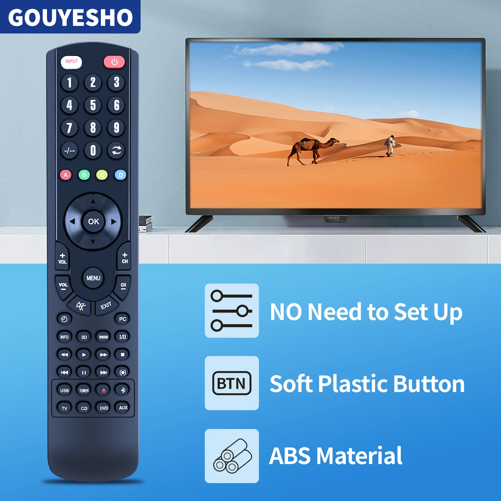 Mando a distancia para receptor de CD de red, Control remoto para Onkyo 24140850, RC-850S, CR-N755, CR-N755-B, CS-N765, CR-N775-B, CR-N755-S - imagen 3