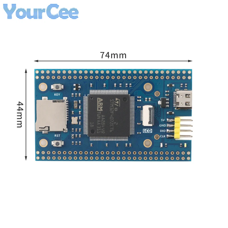 STM32F407ZGT6 M4 STM32F4 STM32 F407 Módulo de placa de desarrollo de sistema de aprendizaje de brazo central Cortex-M4 - imagen 3