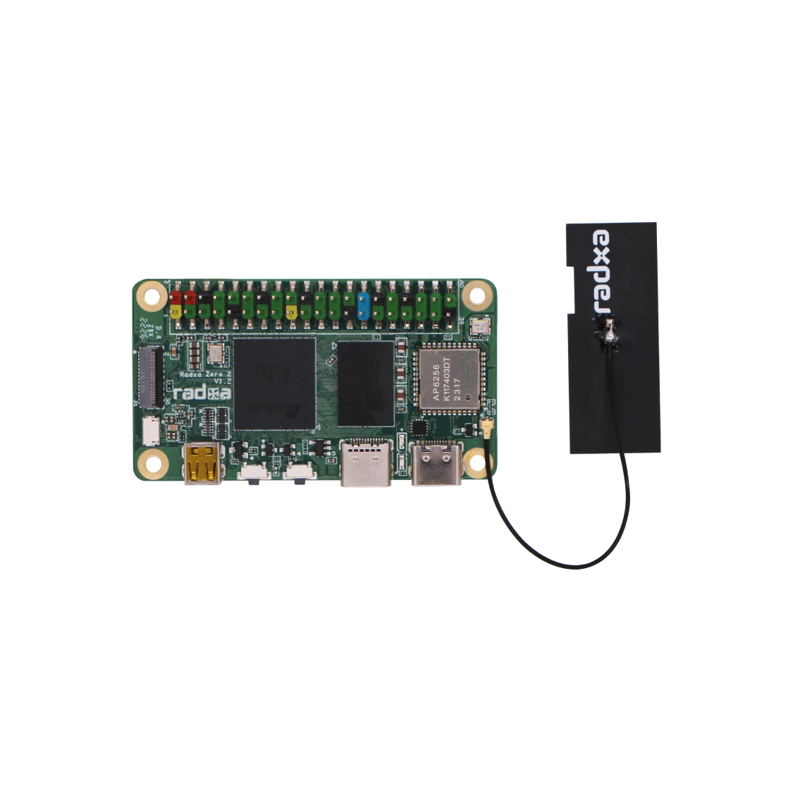 Radxa ZERO 2 Pro SBC Amlogic A311D 6 núcleos con NPU GPU WiFi 5 BT 5 ordenador de placa única eMMC integrado - imagen 5