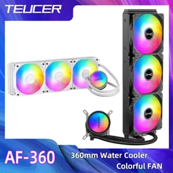 TEUCER AF-S360 – Refrigeración Líquida CPU 360 mm RGB PWM Intel/AMD