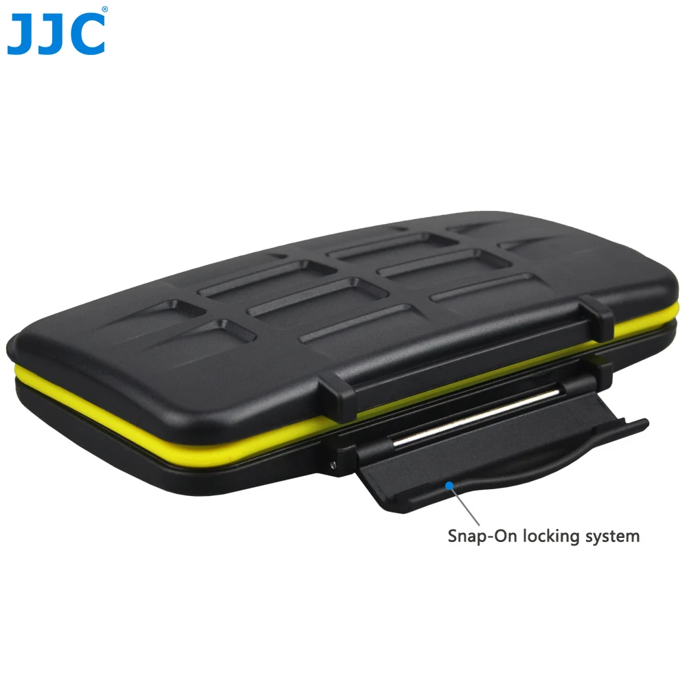 JJC XQD funda para tarjeta SD SDXC SDHC, estuche de almacenamiento para tarjeta de memoria resistente al agua, protección dura para 3 tarjetas SD + 4 tarjetas XQD - imagen 3