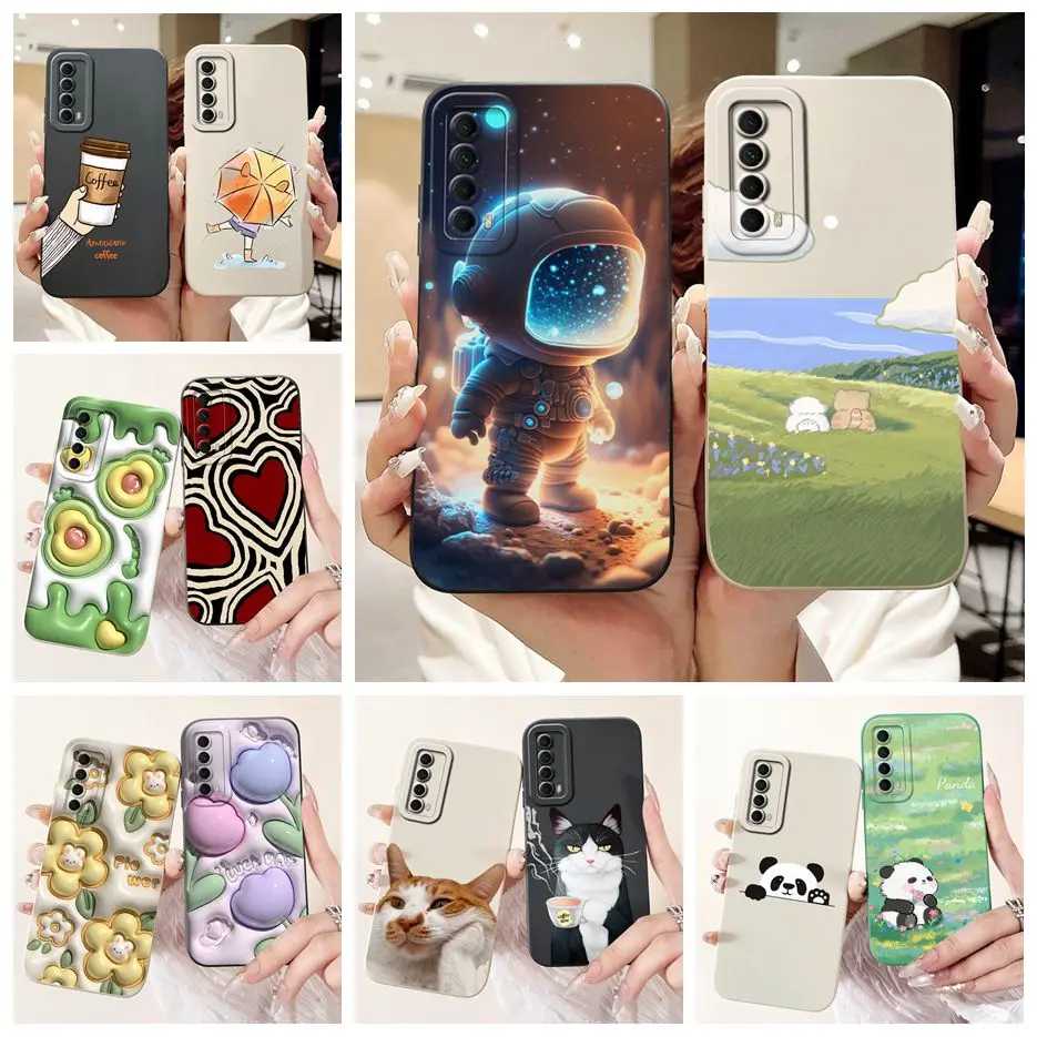 Funda de teléfono para Huawei P Smart 2021, HuaweiY7a, PPA-LX3, Y7a, PSmart 2021, suave, 6,63 pulgadas, parachoques