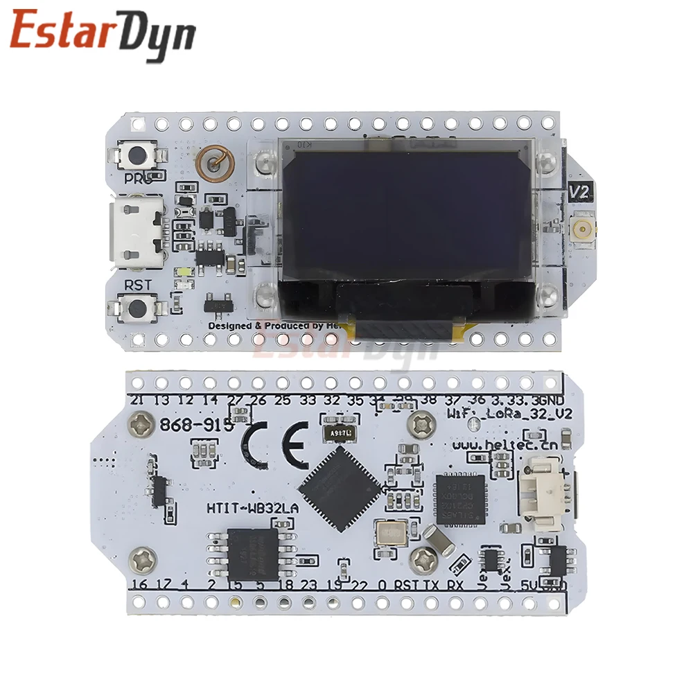 Placa de desarrollo SX1276 SX1278 LoRa ESP32, pantalla OLED de 0,96 pulgadas 868MHz/915MHz/433MHz, Kit WiFi Bluetooth para Arduino IoT - imagen 2