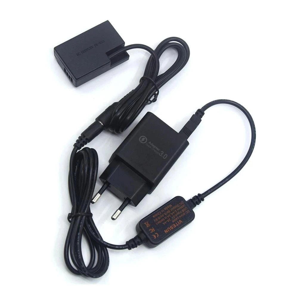 Batería falsa de DR-E18, adaptador de corriente, Cable USB y cargador para Canon EOS 750D Kiss X8i T7i T6i 760D T6S 77D 800D 200D Rebel SL2, LP-E17 - imagen 5
