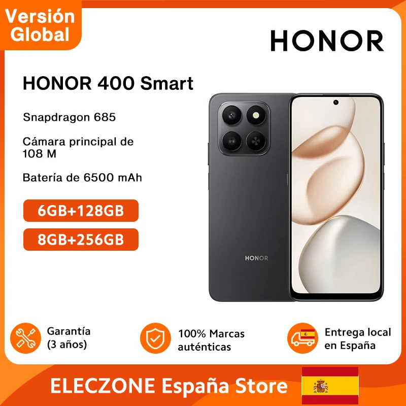 Versión global HONOR 400 Smartphone inteligente 4G   Snapdragon 685 Cámara principal de 108 M Batería de 6500 mAh Pantalla de 6,77 pulgadas y 120 Hz - imagen 2