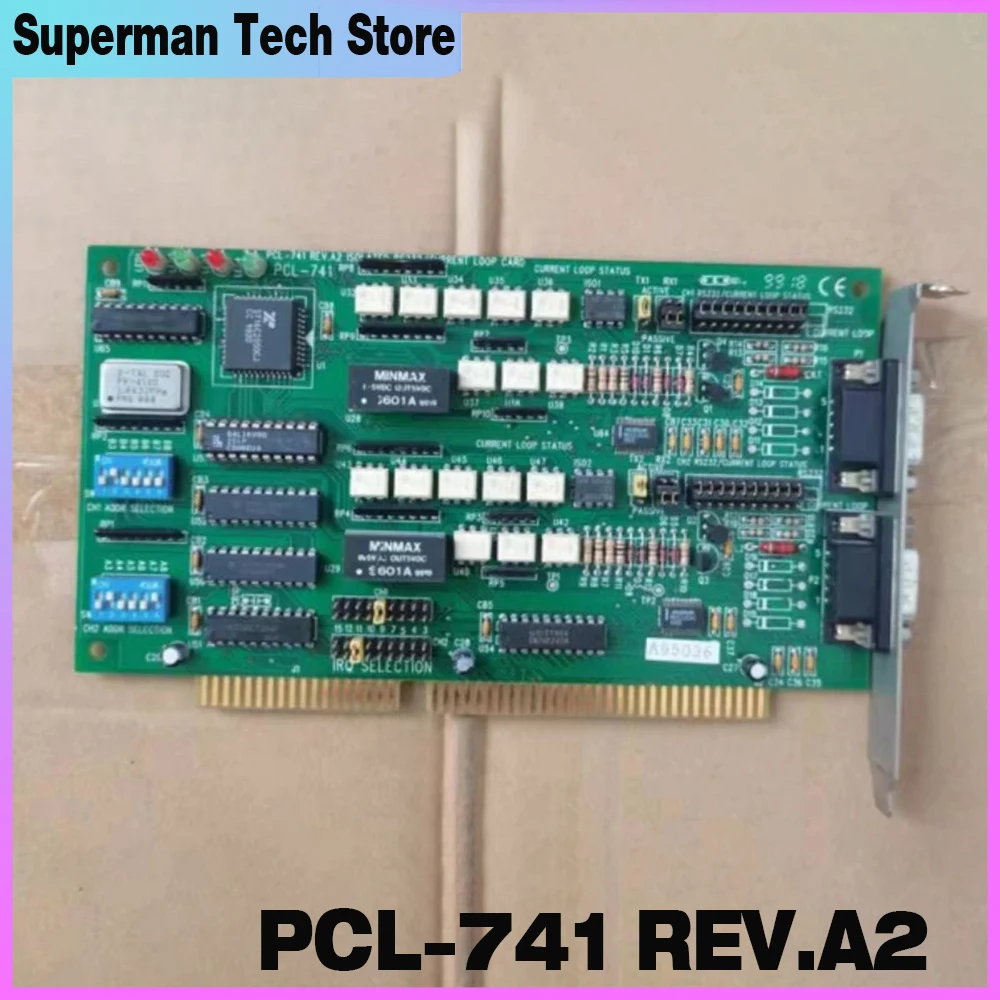 Para Advantech PCL-741 REV.A2 Tarjeta de comunicación serie RS-232 de dos puertos aislada Tarjeta ISA PCL741 - imagen 2