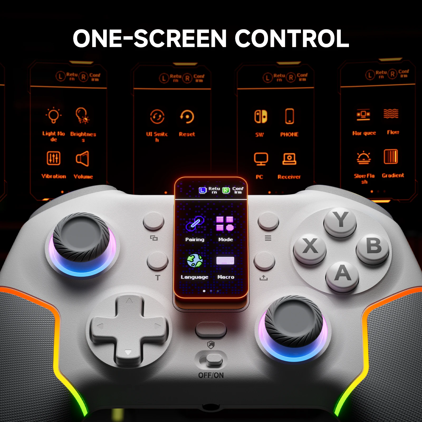 ECHTPower para controlador de juego inteligente Phantom Switch2/PC - imagen 3