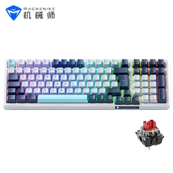 Thunderobot K98 – Teclado mecánico español RGB Hot Swap OUTEMU Rojo