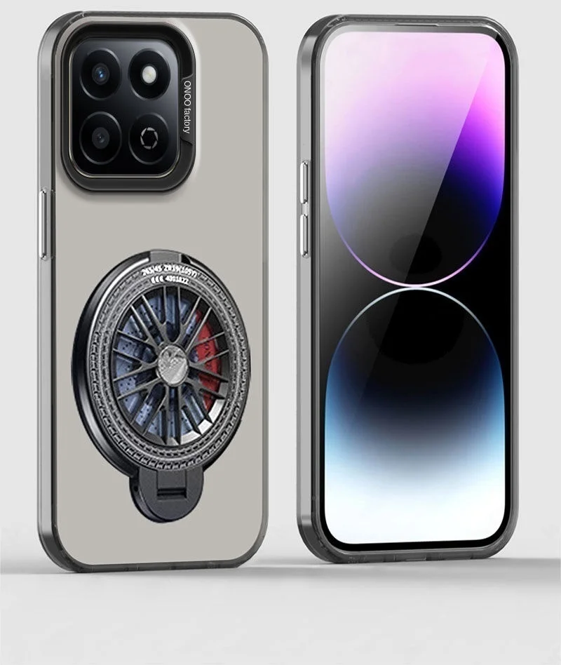 Funda con soporte Invisible para Honor X5b X9c 400 lite pro X7c, carcasa transparente de colores mate, cubierta magnética Honor X5B - imagen 2