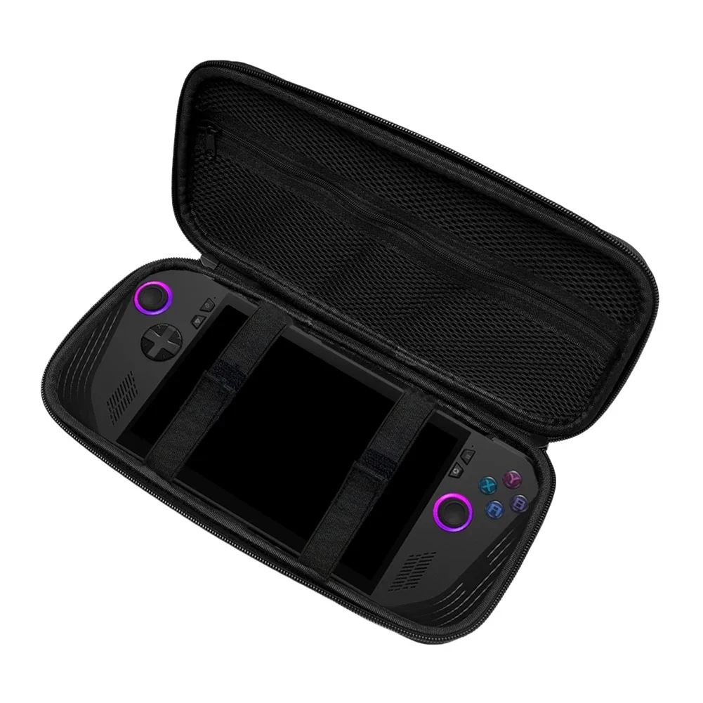 Estuche de transporte duro EVA, funda protectora de viaje a prueba de golpes con bolsa de almacenamiento de bolsillo para consola de juegos Asus Rog Ally X/Rog Ally - imagen 4