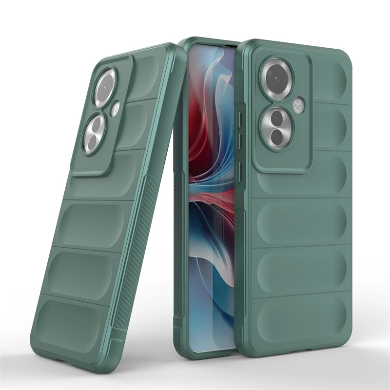 Funda de silicona a prueba de golpes para OPPO Reno 11 F, carcasa protectora de goma TPU, anticaída, Reno 11F Pro - imagen 5