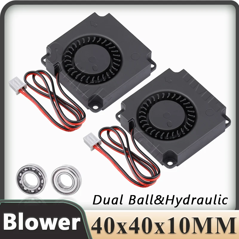 Gdstime 4010 24V 12V ventilador de PC USB 2PIN 40mm 40x40x10mm turbina de impresora 3D ventilador sin escobillas DC 5V enfriador de caracol Mini ventilador de refrigeración - imagen 2