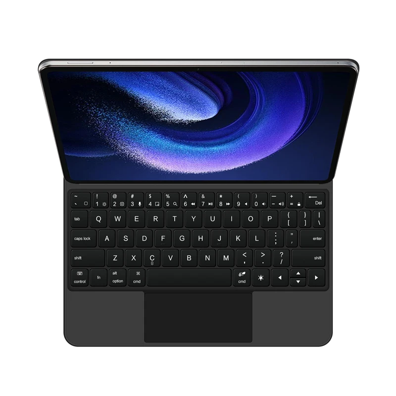 Teclado mágico AJIUYU para XiaoMi Pad 6 11 "2023 funda inteligente para Xiaomi Mi Pad 6 MIPad 6 Pro 11 pulgadas TrackPad teclado retroiluminado - imagen 2