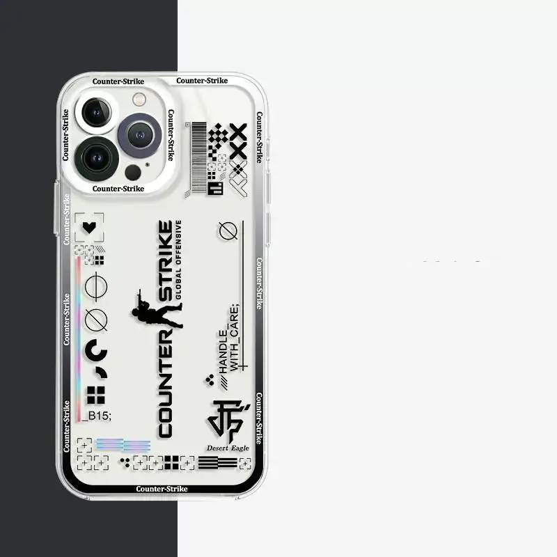 Funda de teléfono transparente para Samsung Galaxy S24 Ultra S23 FE S20 S21 S22 Plus A54 5G A55 A35 A25 A14 A15 A24 A34 - imagen 3