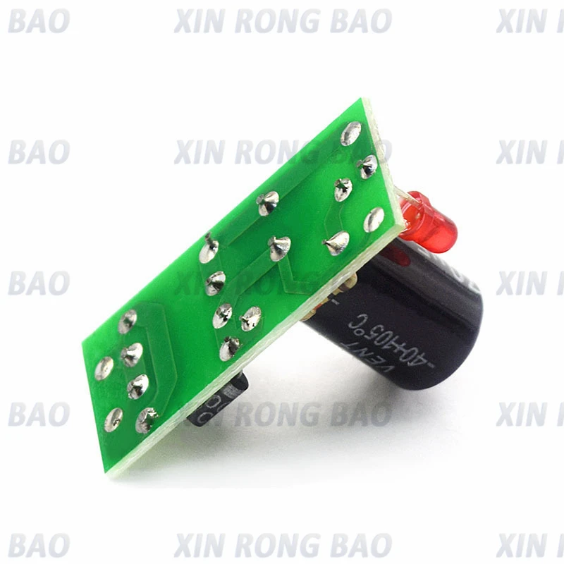 Módulo de conversión de energía de CA a CC, filtro rectificador de puente completo 1N4007, convertidor de CA a CC de 12V 1A, 5 uds. - imagen 4