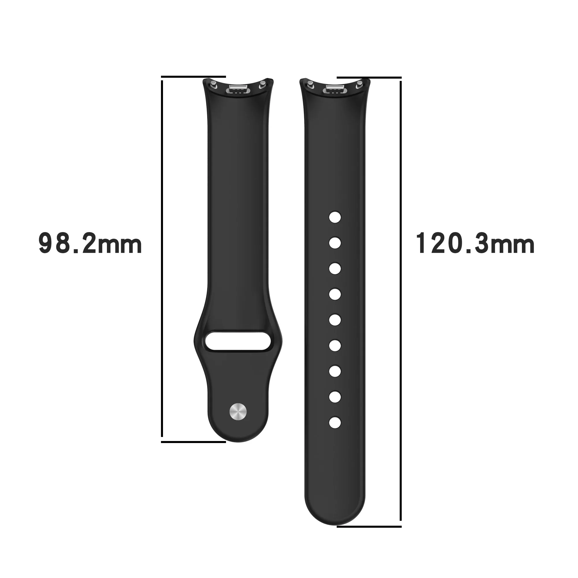 Correa de muñeca de silicona para Xiaomi Mi Band 10/9/8 NFC pulsera inteligente - imagen 5