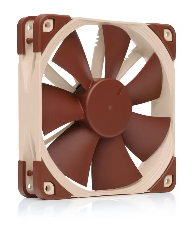 Noctua NF-F12 ventilador de refrigeración de caja de computadora, radiador silencioso de amortiguación PWM de 120mm para refrigeración de enfriadores de aire de CPU de caja de escritorio - imagen 5