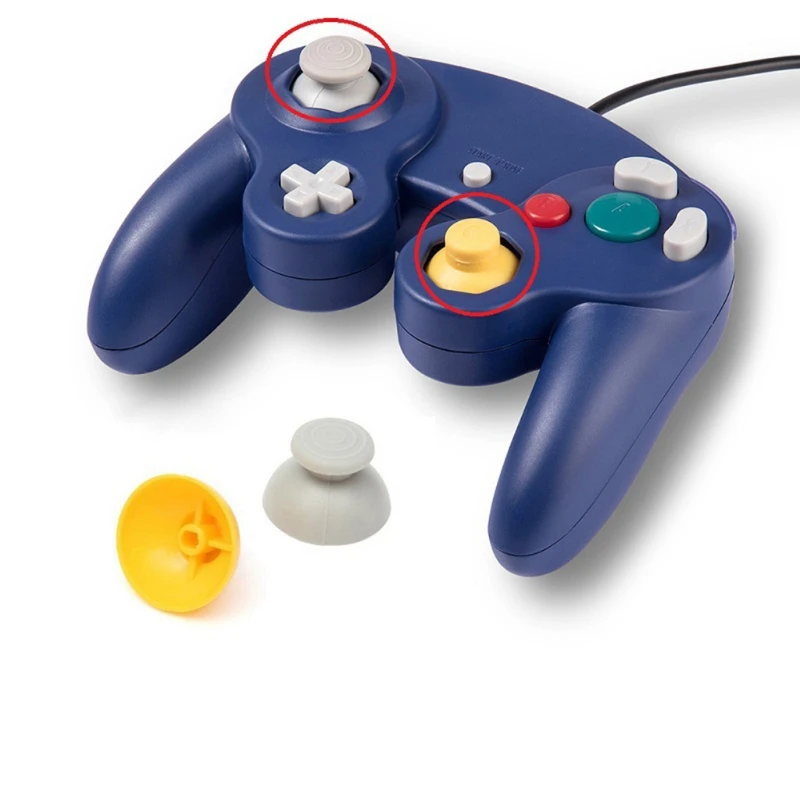 Controlador tapa agarre palanca pulgar, cubierta palanca pulgar analógica para Gamecube, novedad 2023, - imagen 2