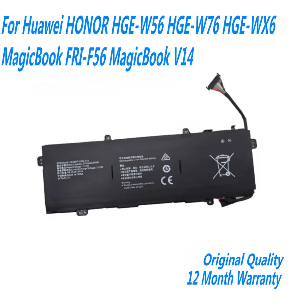 11,55 V 60WH HB5781P1EEW-31A HB5881P1EEW-31A HB5781P1EEW-31C batería del ordenador portátil para Huawei MateBook D16 LEF-16 14S I7 HKD W76 Honor - imagen 2