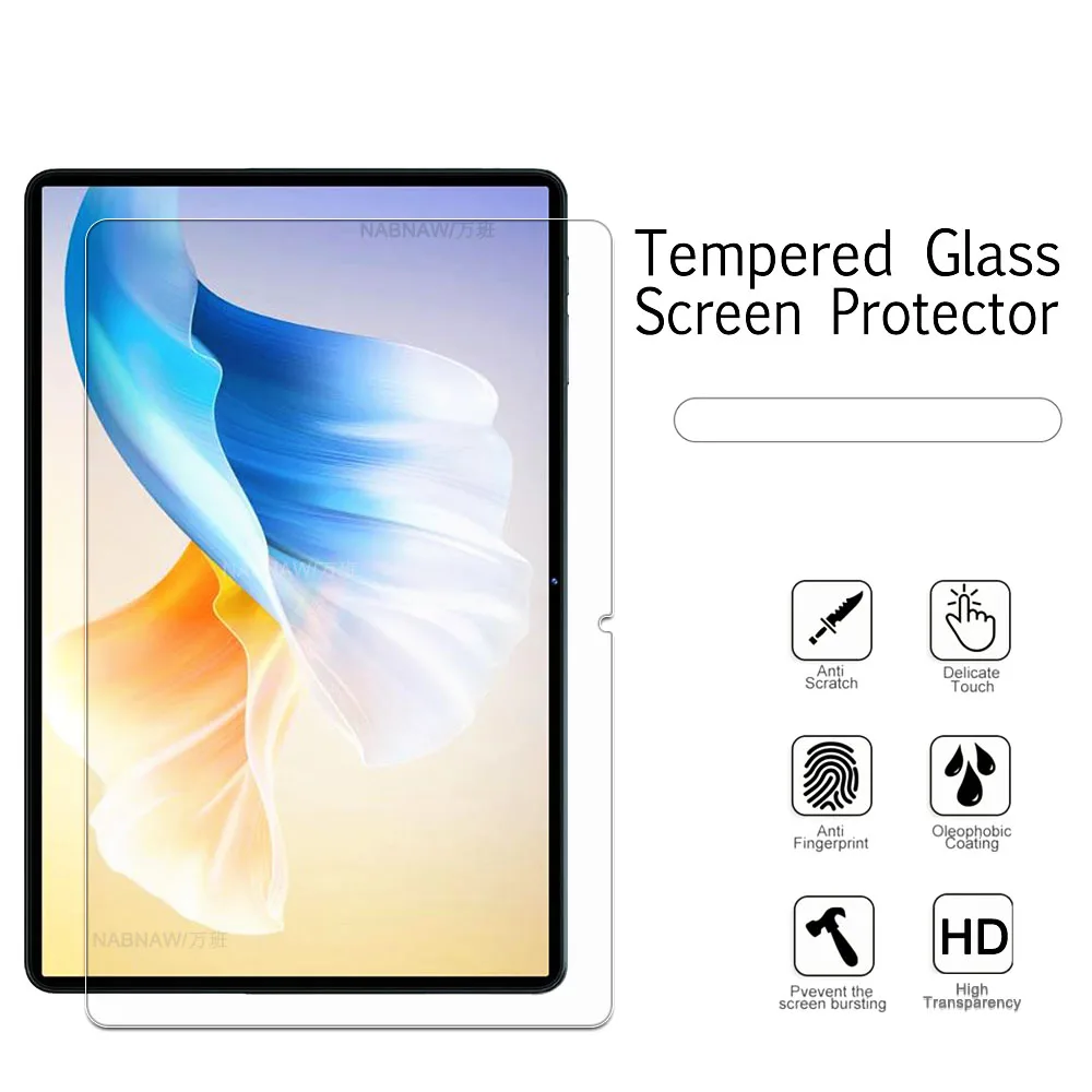 2 piezas transparente HD Protector de pantalla película dura vidrio templado a prueba de arañazos para Oukitel OT11 11 pulgadas - imagen 3