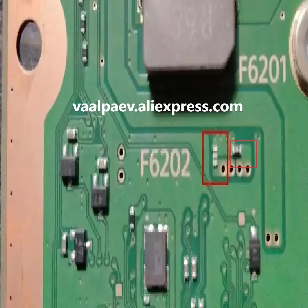 10-100 Uds para Playstation PS4 Pro CUH-70xx PS4 Slim CUH-20xx F6202 F6201 BD-ROM Original nuevo pequeño fusible en la placa base pieza fija - imagen 3