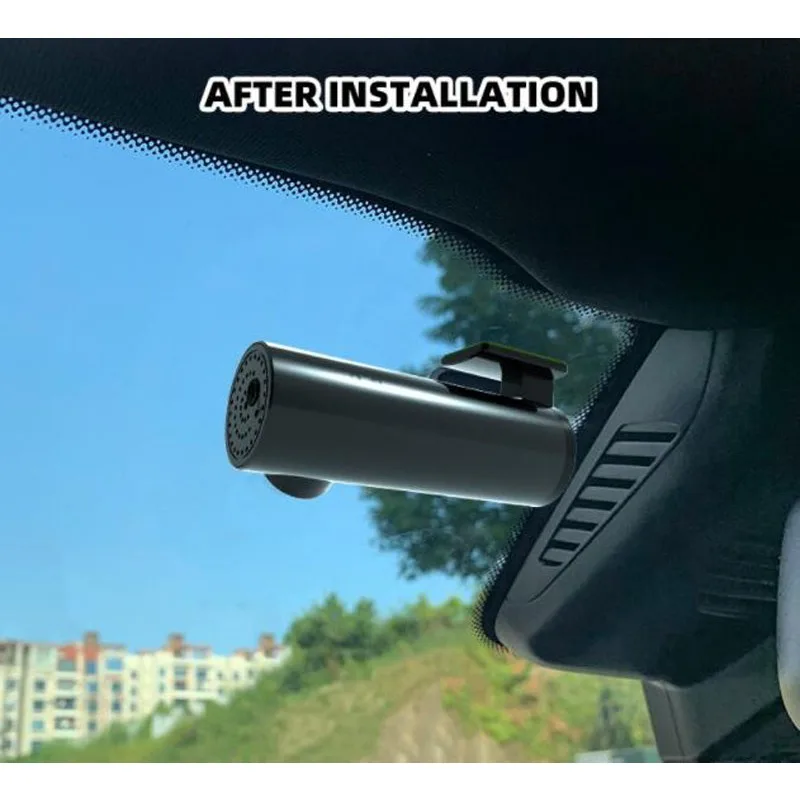 KL206 Mini cámara de salpicadero oculta 1080P HD unidad de vehículo vídeo automático DVR Android IOS teléfono móvil Wifi conexión inteligente grabadora de cámara de coche - imagen 2