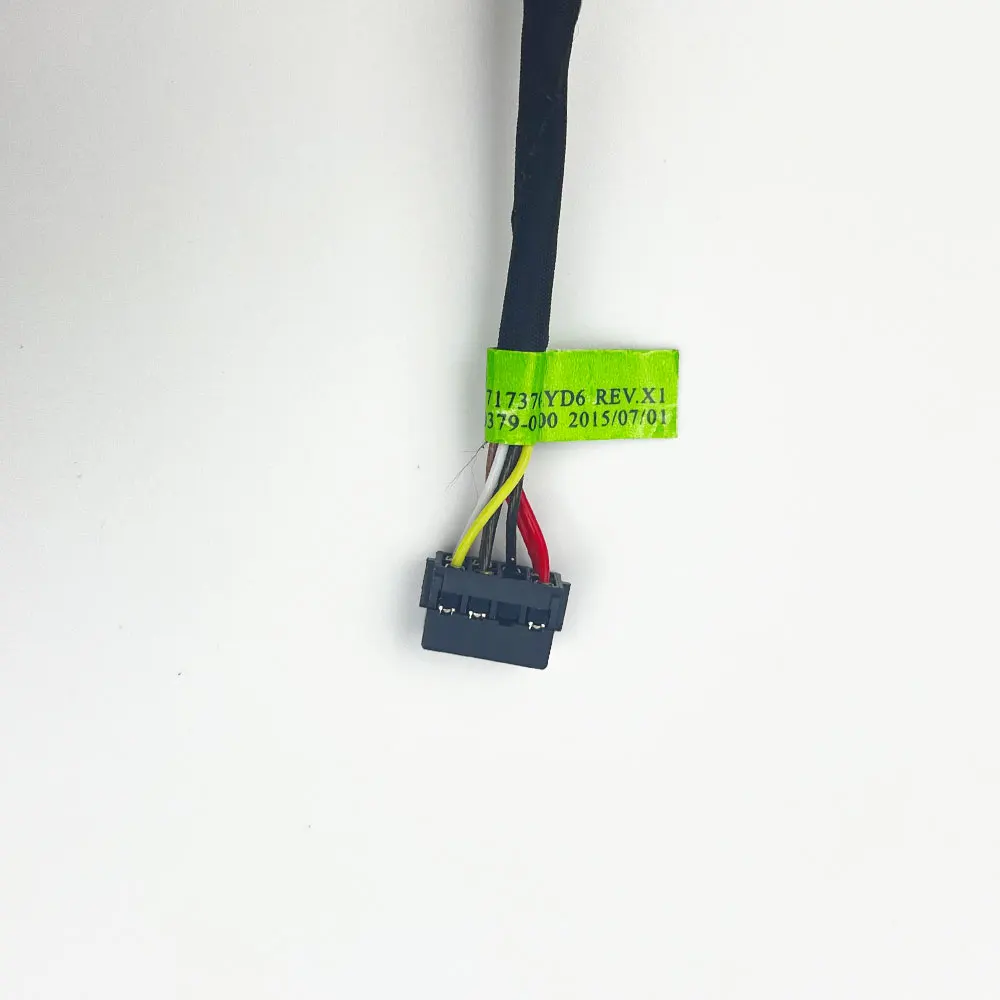 Conector de alimentación DC con cable para portátil HP pavilion 210, 215, G1, 14-K, 11-E, 11-E015DX, Cable flexible de DC-IN, 717370-YD6, 717370-FD6 - imagen 5