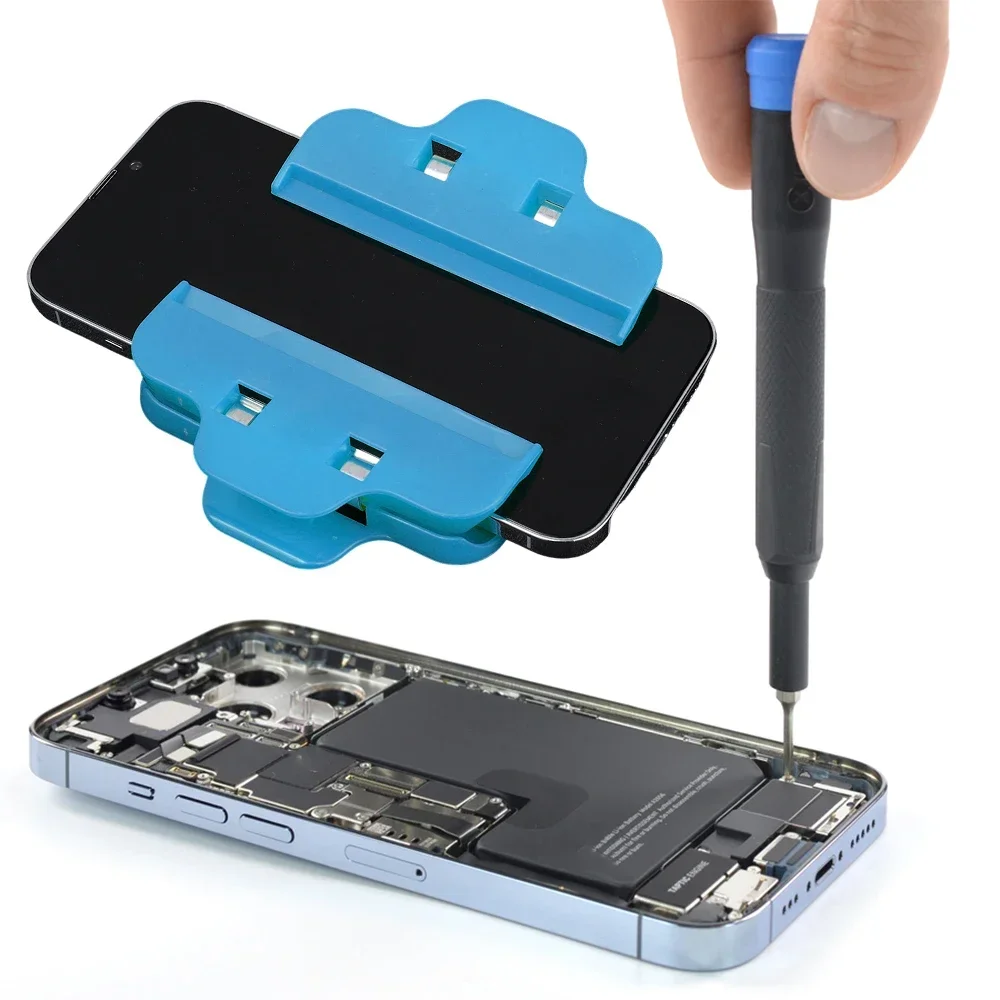 Abrazadera de sujeción de pantalla LCD, Clips de plástico ajustables, accesorio para iPhone, iPad, Pro, Samsung, Xiaomi, herramientas de reparación de tabletas - imagen 2