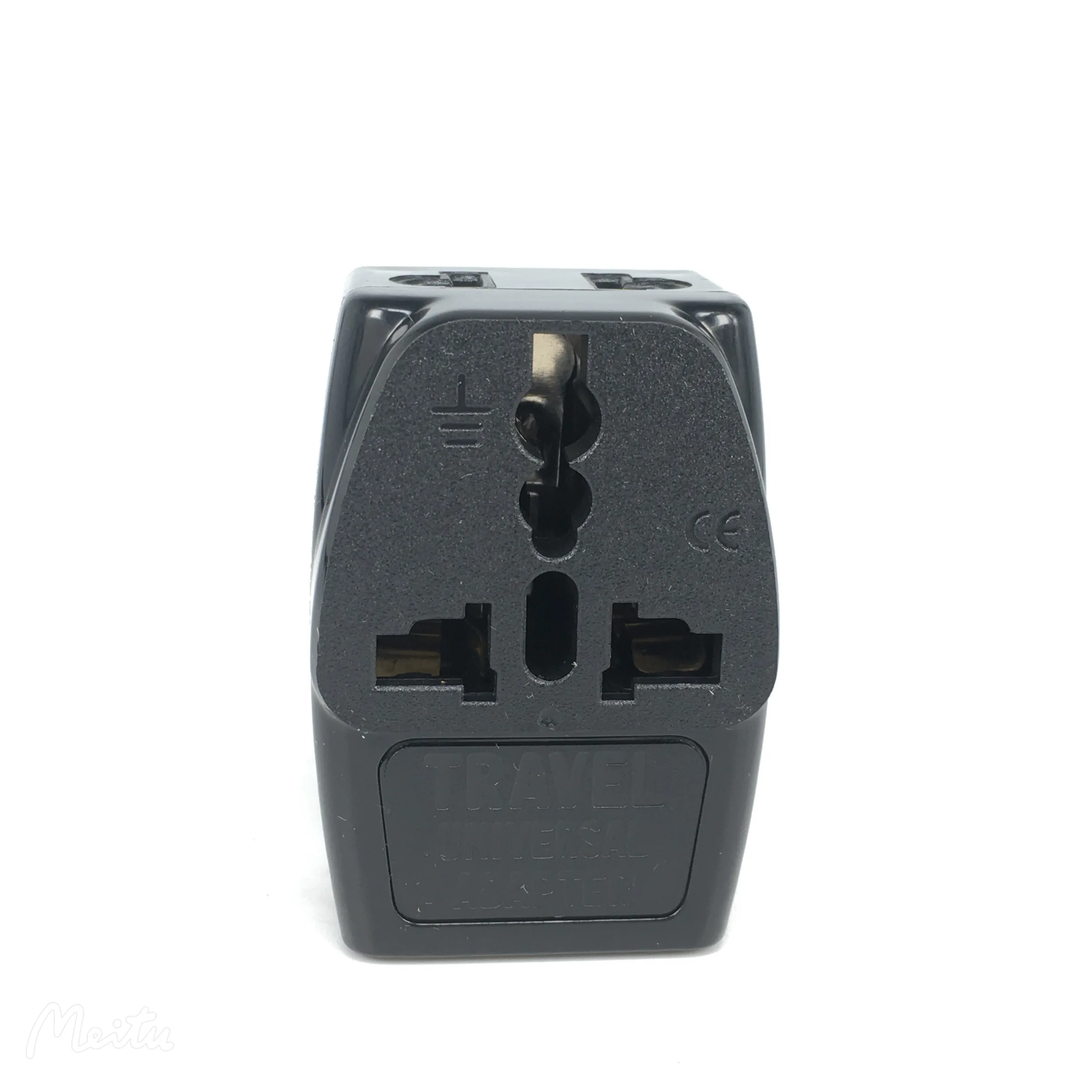 Bolantedz Universal negro 10A 250V AU UE Reino Unido a EE. UU. Convertidor de viaje enchufe de alimentación certificado CE conector de expansión multifunción - imagen 5